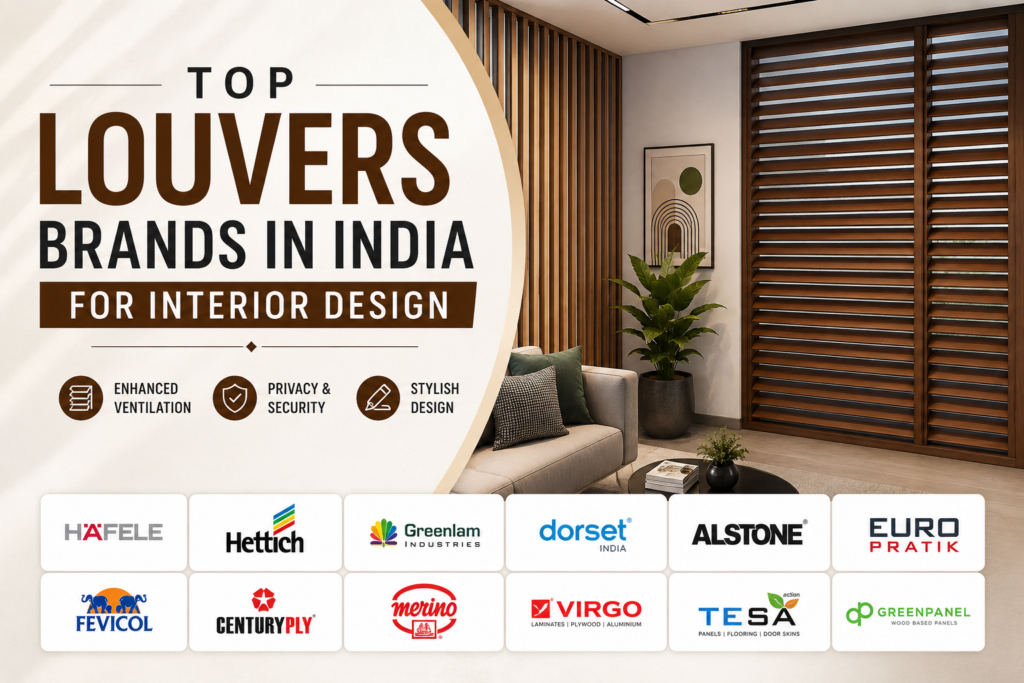 Top 20 Louvers Brands in India for Interior Design